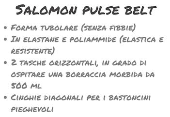 recensione salomon cintura da corsa