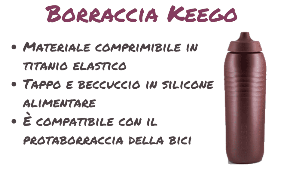 Borraccia kegoo in titanio